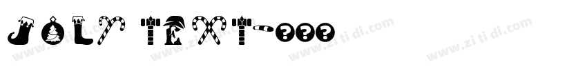 joly text字体转换